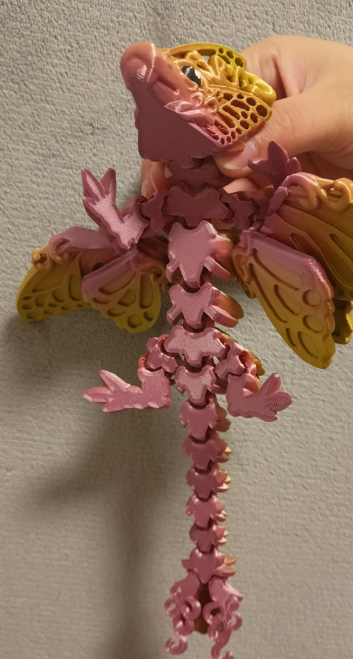 Motýlí Drak - 24 cm - 3D Tisk — foto 3
