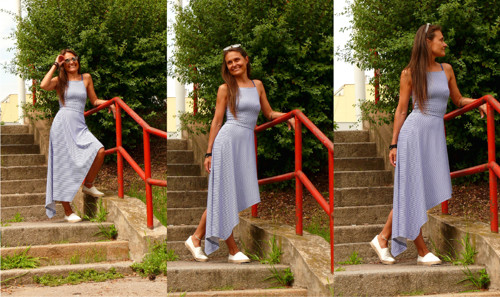 LycraDressStripyCandy/InBlue — foto 2