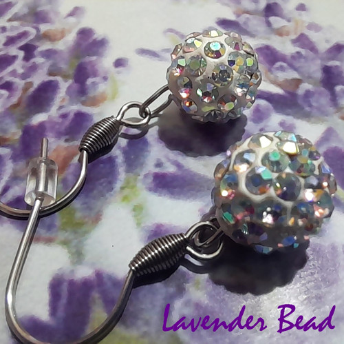 Náušnice Shambala bílá — foto 5