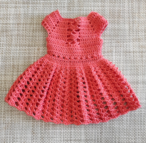 Návod v Pdf na háčkované šaty pro Ruby Red 36cm — foto 2
