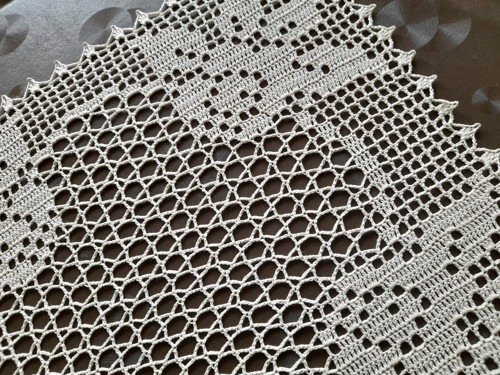 Háčkovaný čtverec 35-37 cm — foto 2