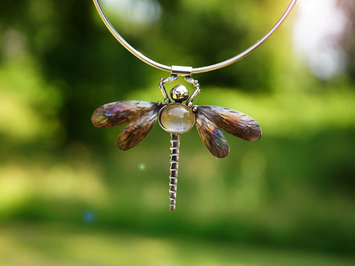 Nerezový náhrdelník... " Dragonfly " — foto 2