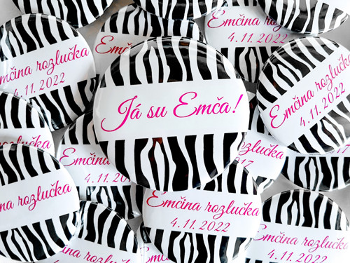 Rozlučkové špendlíčky zebra — foto 2