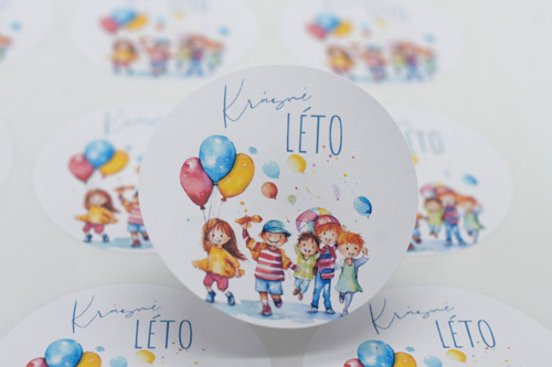 Samolepky krásné léto - 12 ks — foto 2