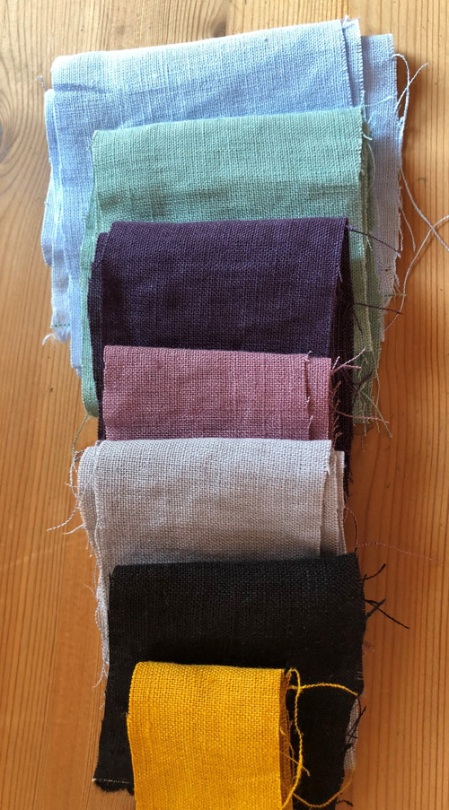 Černý len 150g/m2 — foto 2