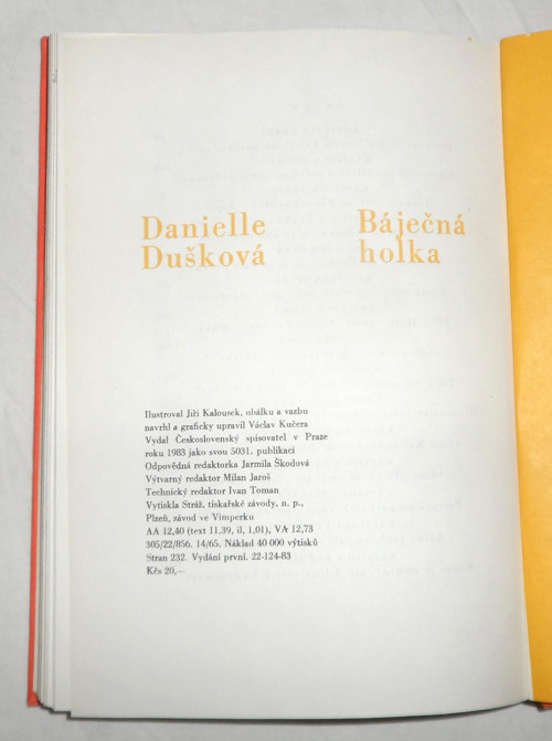 Danielle Dušková: BÁJEČNÁ HOLKA, 1983 — foto 4