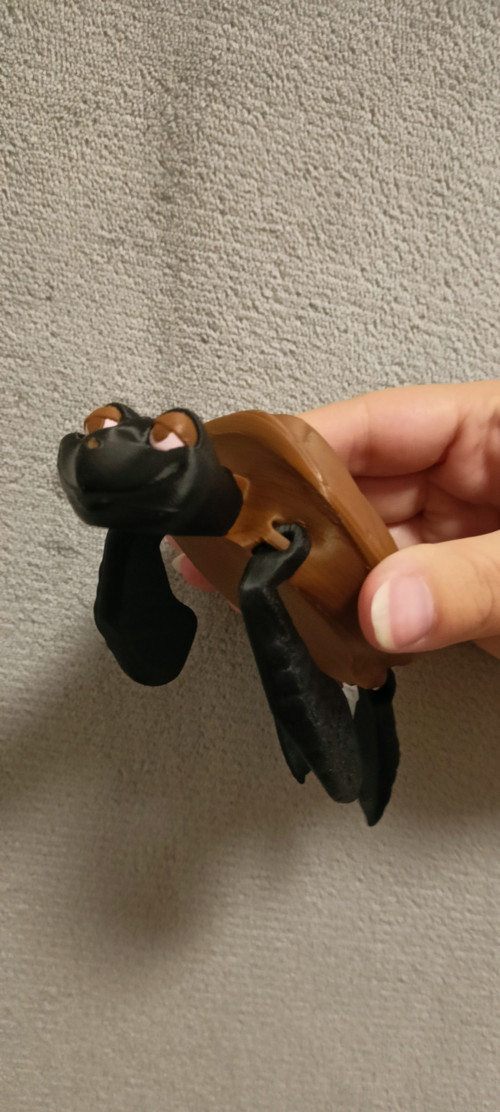 Flexi Veselá Želvička - 14 cm - 3D tisk — foto 2