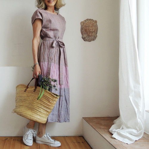 RUTH Provence - Růže a levandule - šaty len — foto 4