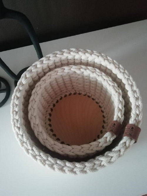 Set Háčkovaných Košíků — foto 3