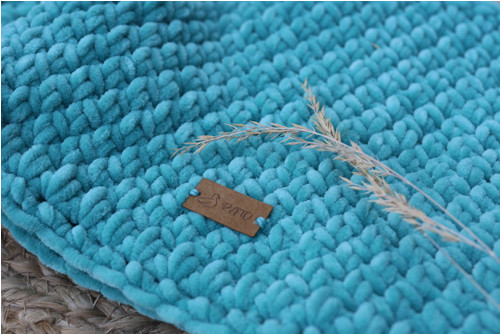 Set čepice a nákrčníku ŇUF - aqua — foto 3