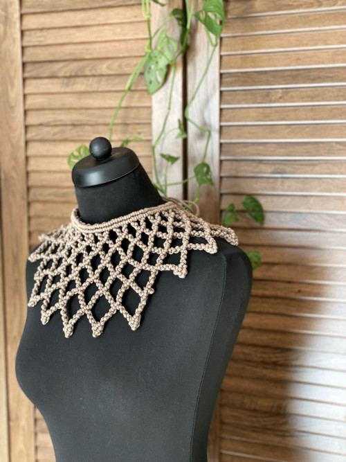 Macramé náhrdelník — foto 3