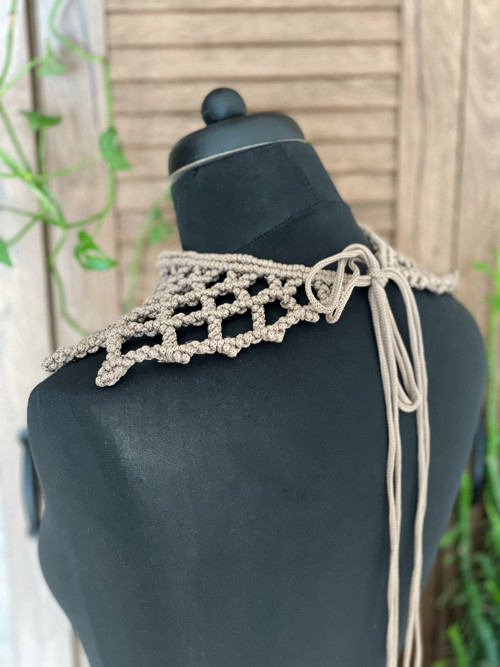 Macramé náhrdelník — foto 4