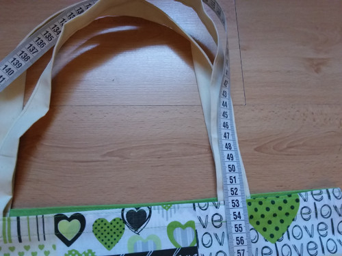 Taška nákupka srdce love — foto 3