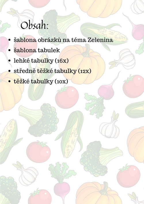 Zelenina, prostorová orientace — foto 2