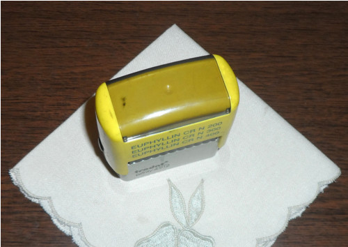 Reklamní RAZÍTKO, Euphyllin CR N — foto 5