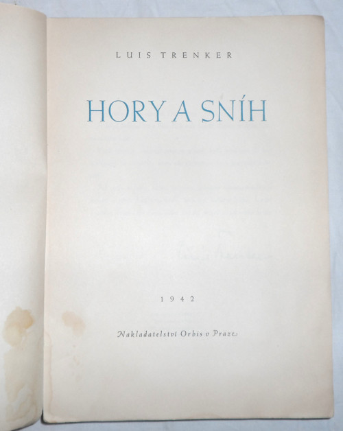 Luis Trenker: HORY A SNÍH, 1942 — foto 3