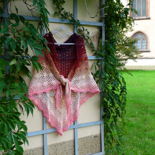 Háčkovaný šátek - podzimní harmonie — foto 5