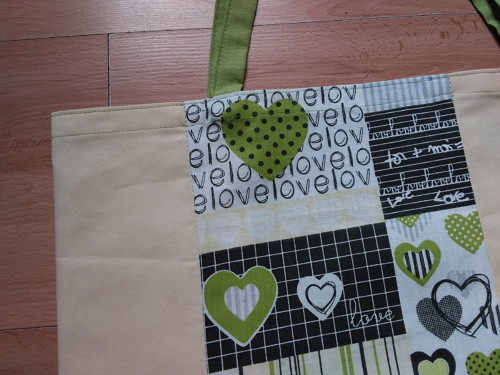 Taška nákupka srdce love — foto 4