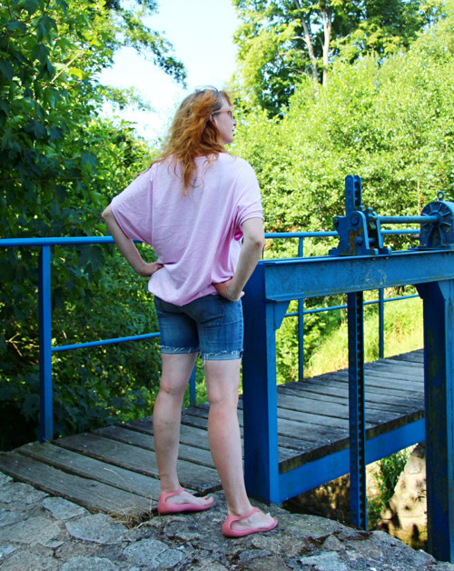 UNI růžové pocákané — foto 4