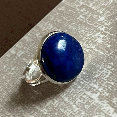 Elegantní prsten s lapisem lazuli — foto 2