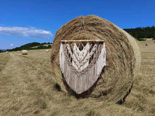 Macramé v přírodních barvách — foto 4