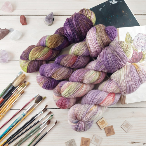 VIOLETTA - sada pletací příze merino — foto 4