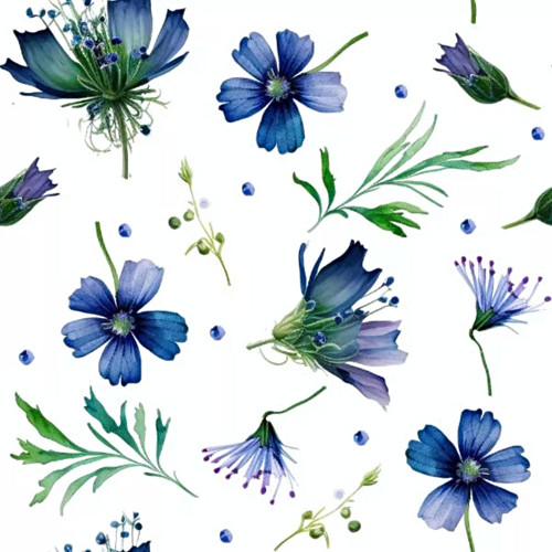 Autorské tričko "CORNFLOWER" No.1 — foto 3