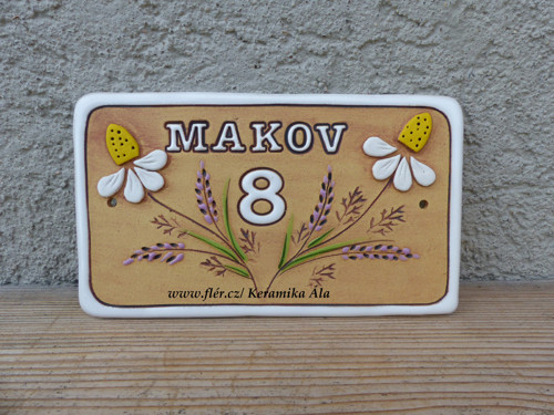 Keramická jmenovka / na objednávku — foto 3