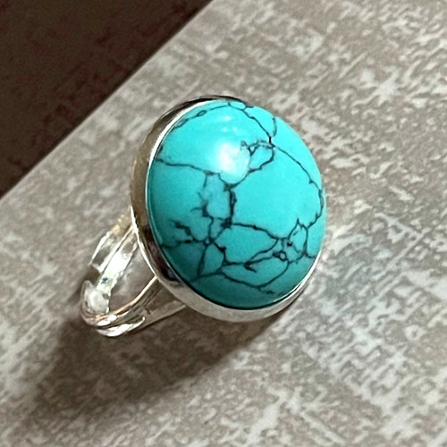 Elegantní prsten s tyrkenitem — foto 2