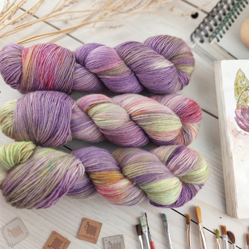 VIOLETTA 2 - ručně barvené merino — foto 4
