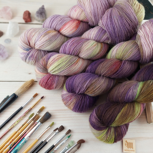 VIOLETTA 4 - ručně barvené merino — foto 6