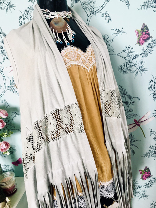 Boho vesta luxusní — foto 2