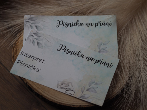 Kartičky pro DJ - Písnička na přání — foto 3