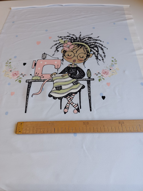 Kudrnatá švadlenka - Úpletový panel — foto 2