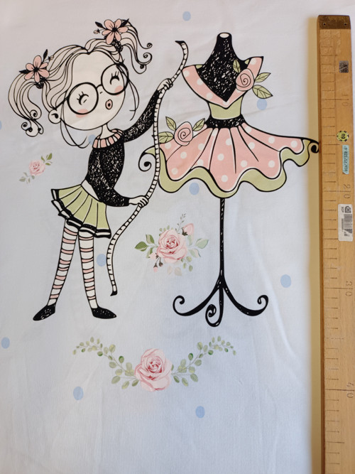 Copatá švadlenka - Úpletový panel — foto 3