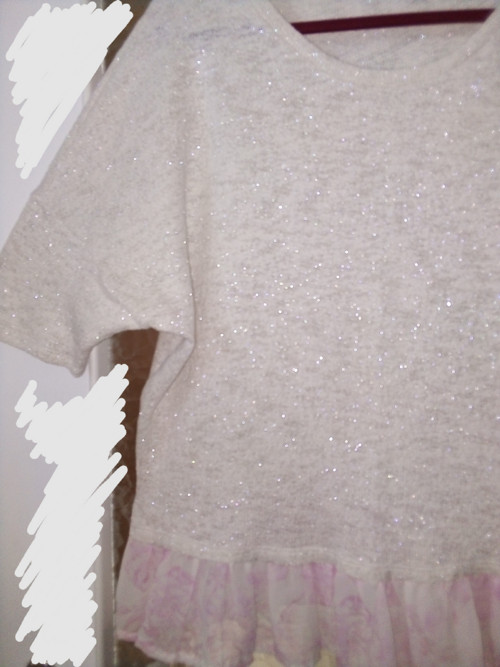 Vintage halenka/tunika s volánkem — foto 2