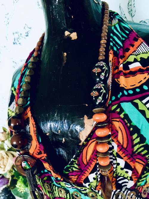Náhrdelník etno Afrika — foto 3