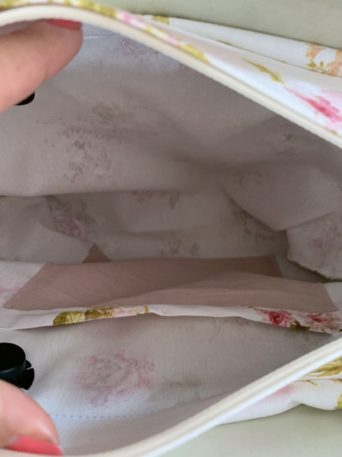 Vnitřní taška pro obag standard vanilková s růžemi — foto 5