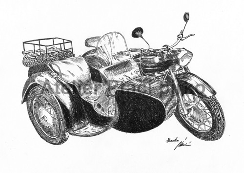 Barevné tričko s motorkou/autem — foto 4