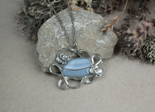 Neldoreth ~ Šperk s chalcedonem — foto 4