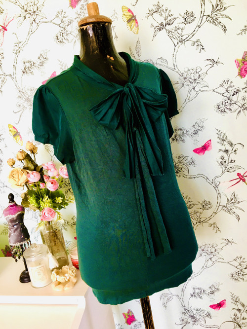 Halenka vintage ve smaragdu — foto 3