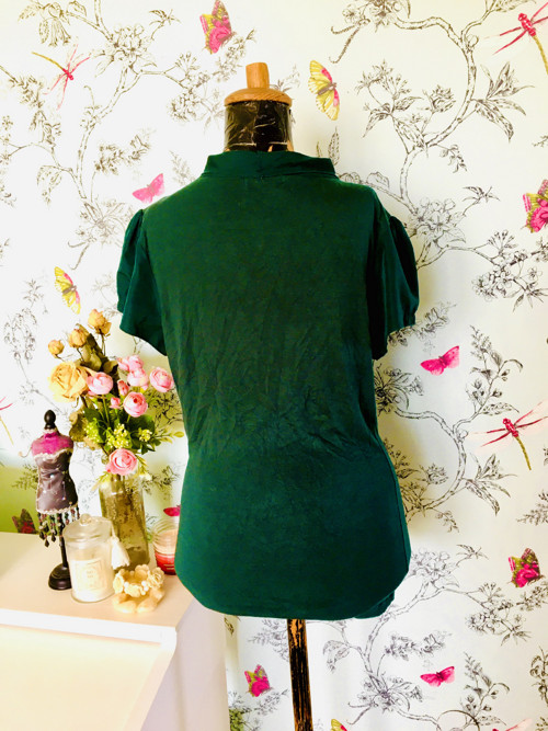Halenka vintage ve smaragdu — foto 4
