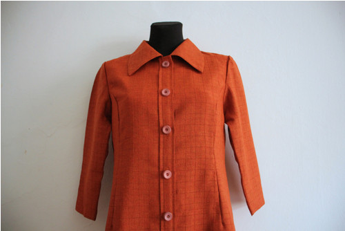 60s cihlový kabátek — foto 2