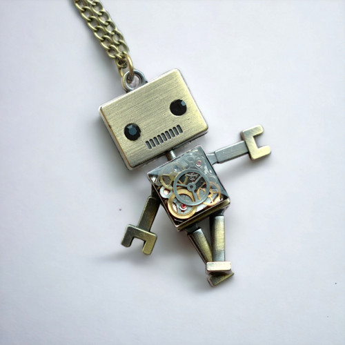 Robot - náhrdelník — foto 2