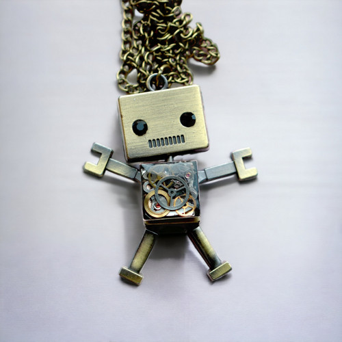 Robot - náhrdelník — foto 3