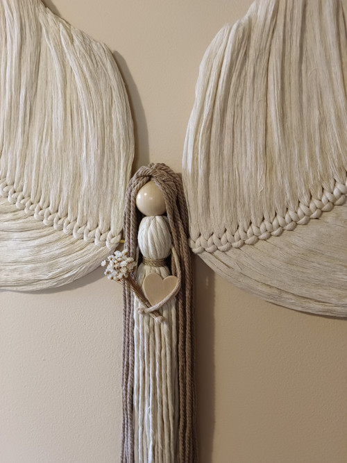 Obří macramé anděl — foto 2