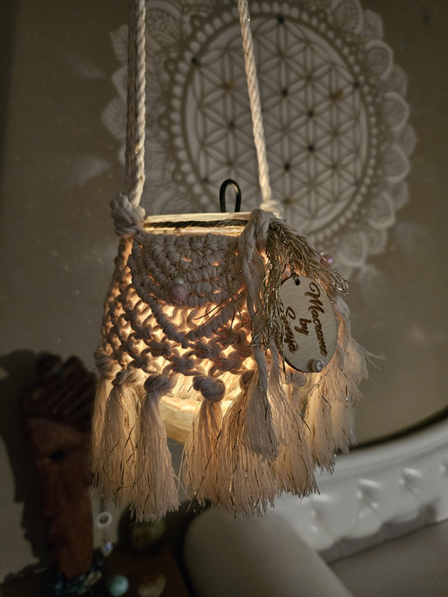 Boho Macrame Lucernička — foto 5
