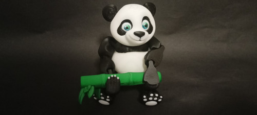 Flexi Veselá Panda - 12 cm - 3D Tisk — foto 2