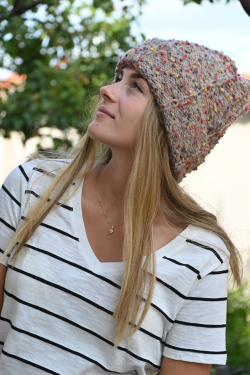 Čepice Pom Pom melir — foto 4