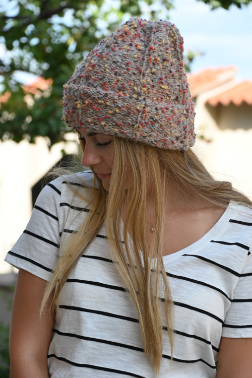 Čepice Pom Pom melir — foto 3